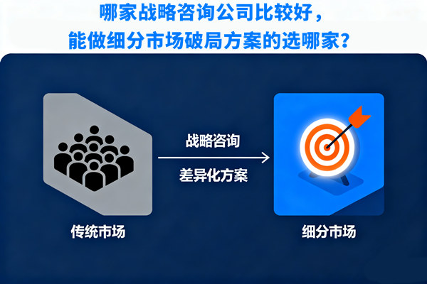 哪家戰(zhàn)略咨詢公司比較好，能做細(xì)分市場(chǎng)破局方案的選哪家？