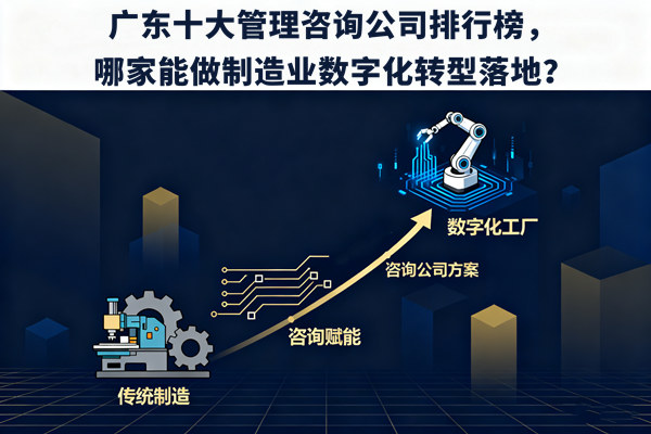 廣東十大管理咨詢公司排行榜，哪家能做制造業(yè)數(shù)字化轉(zhuǎn)型落地？