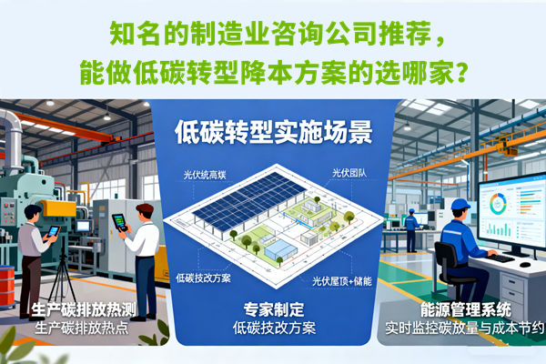 知名的制造業(yè)咨詢公司推薦，能做低碳轉(zhuǎn)型降本方案的選哪家？