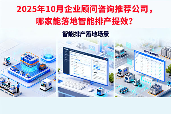 2025年10月企業(yè)顧問咨詢推薦公司，哪家能落地智能排產(chǎn)提效？
